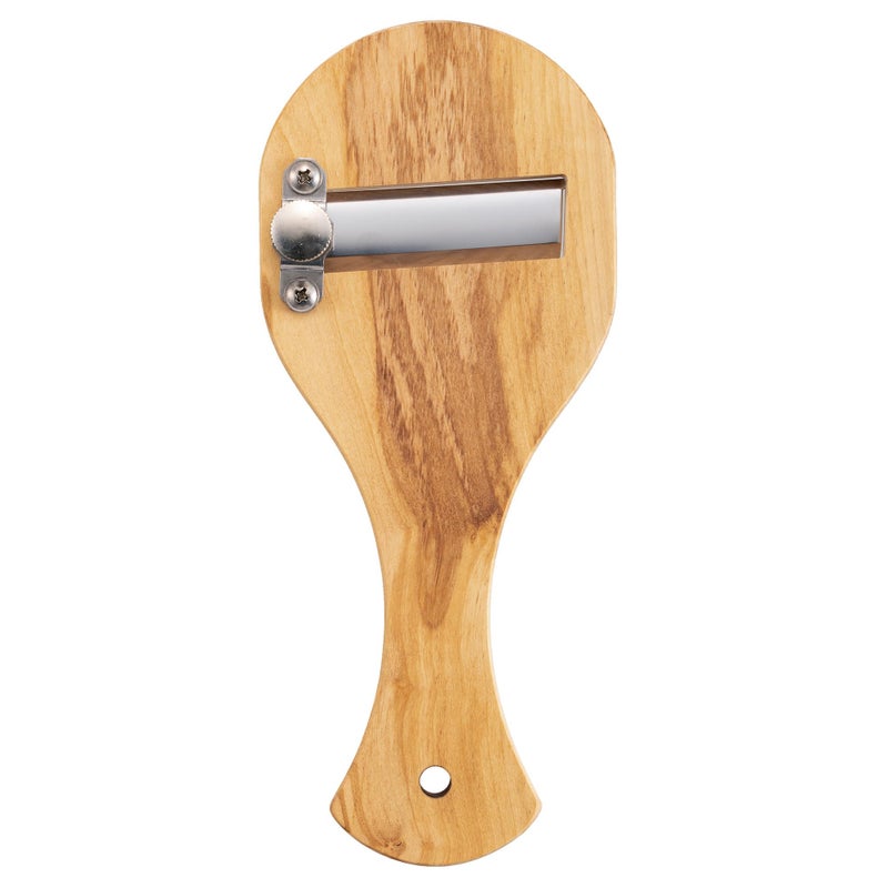 Eppicotispai Professional Adjustable Smooth Shave Food Slicer, Olive Wood